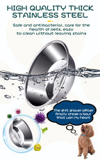 不銹鋼寵物餵食&飲水碗 - 健康護脊飼養首選
