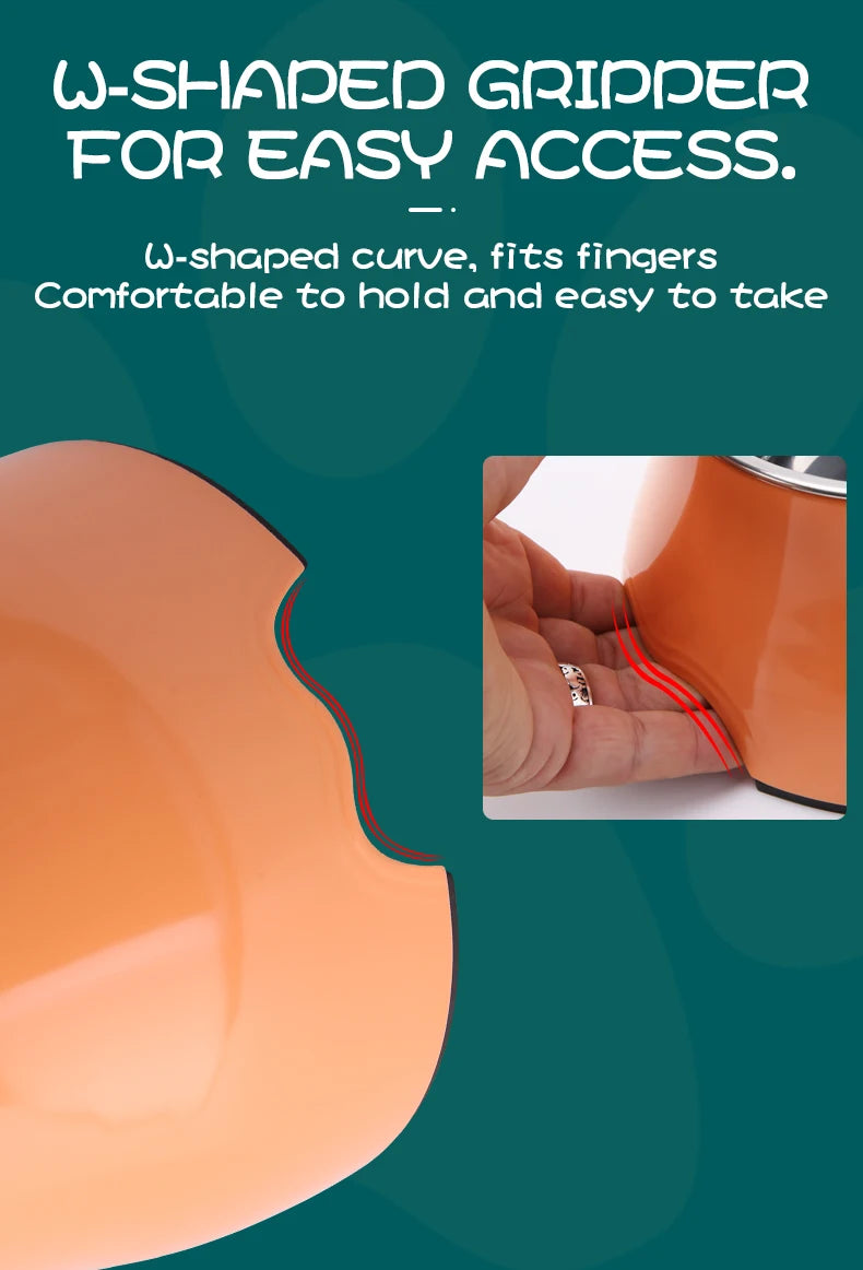 不銹鋼寵物餵食&飲水碗 - 健康護脊飼養首選