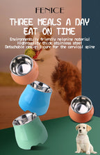 不銹鋼寵物餵食&飲水碗 - 健康護脊飼養首選