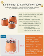 不銹鋼寵物餵食&飲水碗 - 健康護脊飼養首選