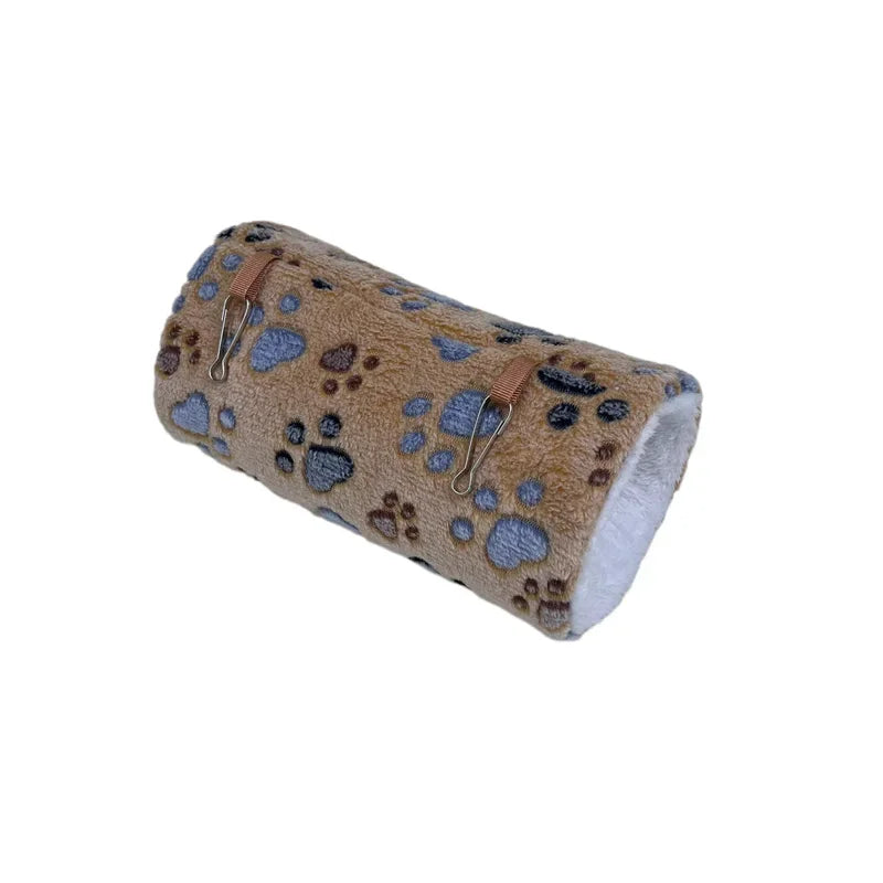 倉鼠籠吊床隧道 - 暖和舒適小寵物巢穴玩具