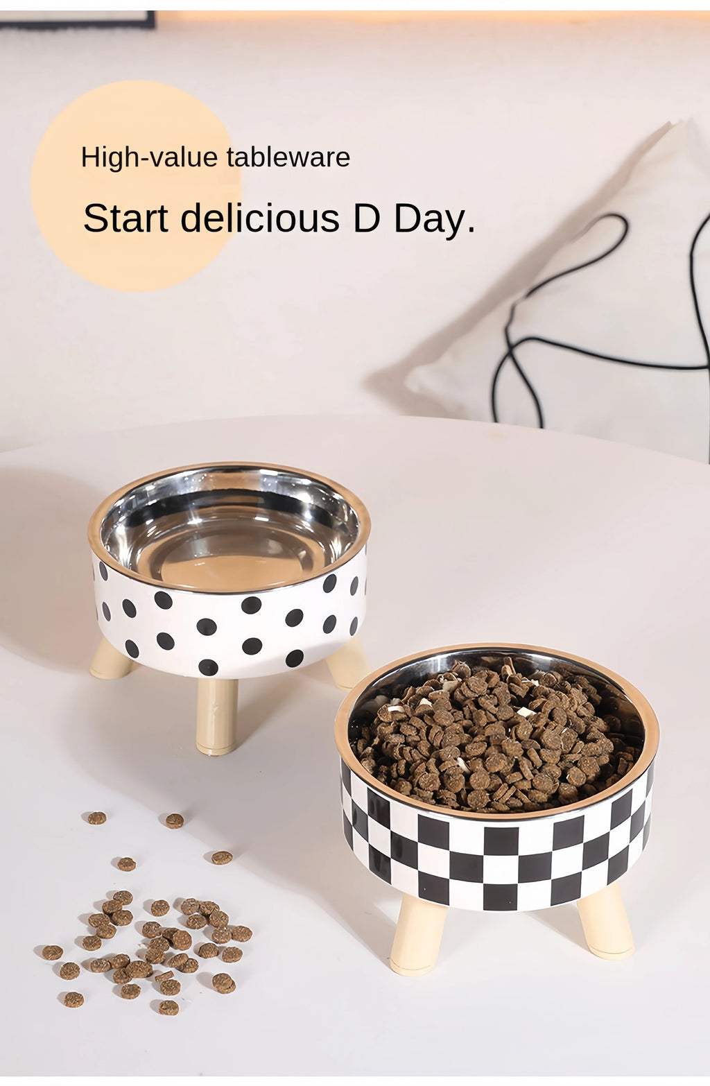 防噎高腳貓狗餵食&水碗 - 健康進食新選擇