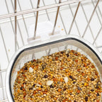 可拆卸透明鳥食碗 - 方便吊掛鳥籠進食神器