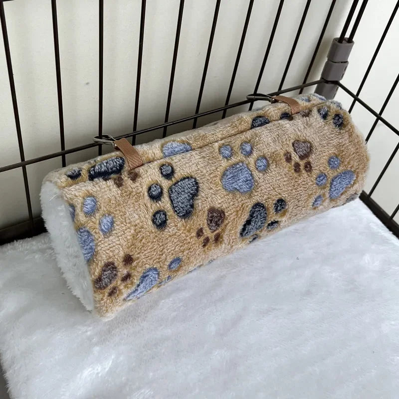 倉鼠籠吊床隧道 - 暖和舒適小寵物巢穴玩具