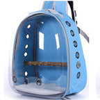 透明鸚鵡外出背包鳥籠 - 旅行外出攜帶神器