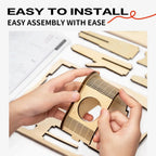 專業木製倉鼠樹屋別墅 - 攀爬隱藏樂園