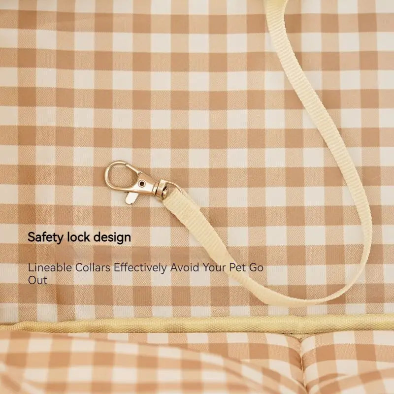 便攜式寵物肩揹包 - 100%棉質中型犬貓外出袋