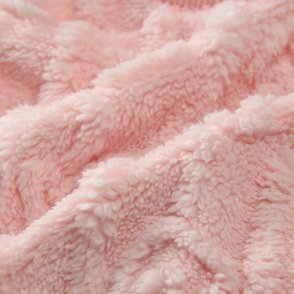 舒適毛絨連帽毛衣 - 秋冬小中型寵物保暖服