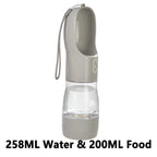 便攜式2合1寵物水壺 - 貓狗外出飲水進食神器