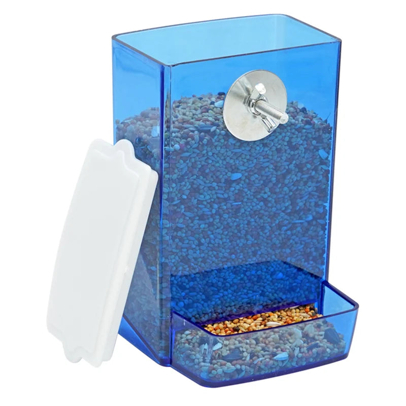 防濺防塵鳥食分配器 - 鳥籠飼養必備