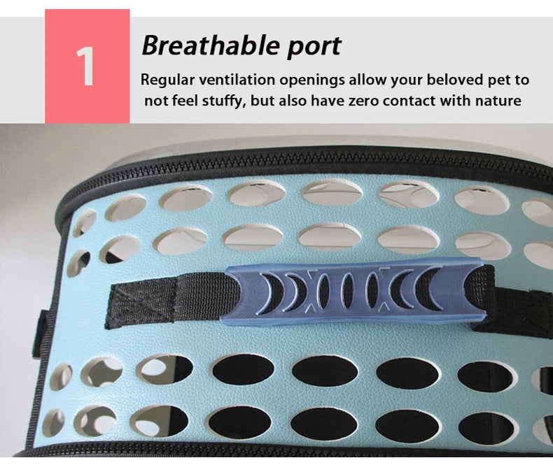 寵物肩背旅行包 - 透氣貓狗外出隨身包
