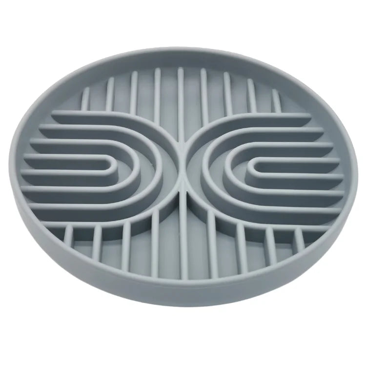 防滑矽膠慢食碗 - 防窒息寵物健康進食神器