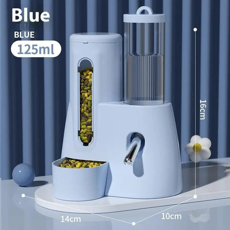 2合1倉鼠自動進食飲水器 - 大容量防漏設計