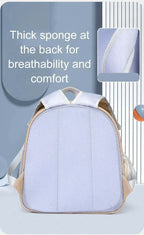 1件裝PU便攜貓狗背包 - 時尚透氣戶外旅行載具