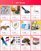 透氣貓咪狗狗背帶套裝 - 戶外散步必備安全裝備