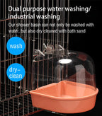 懸掛式鳥類沐浴盒 - 鸚鵡淋浴籠配件