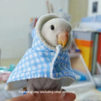 可愛鸚鵡斗篷 - 保暖時尚鳥類服裝