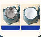 多功能貓狗2合1食水碗 - 智能飼養必備