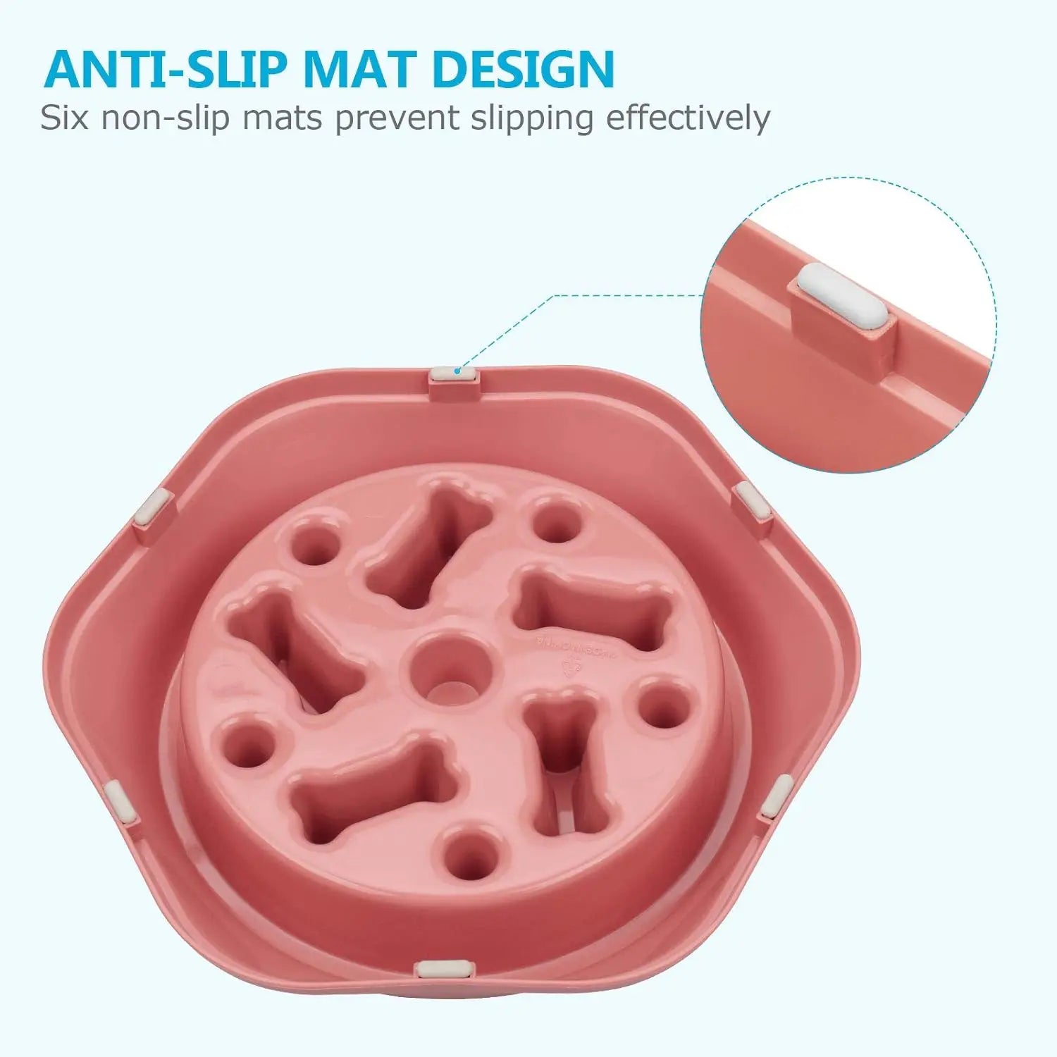 防吞防噎狗狗慢食碗 - 健康飲食神器