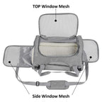 厚棉墊狗狗背囊 - 透氣便攜寵物航空背包