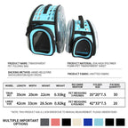 寵物肩背旅行包 - 透氣貓狗外出隨身包