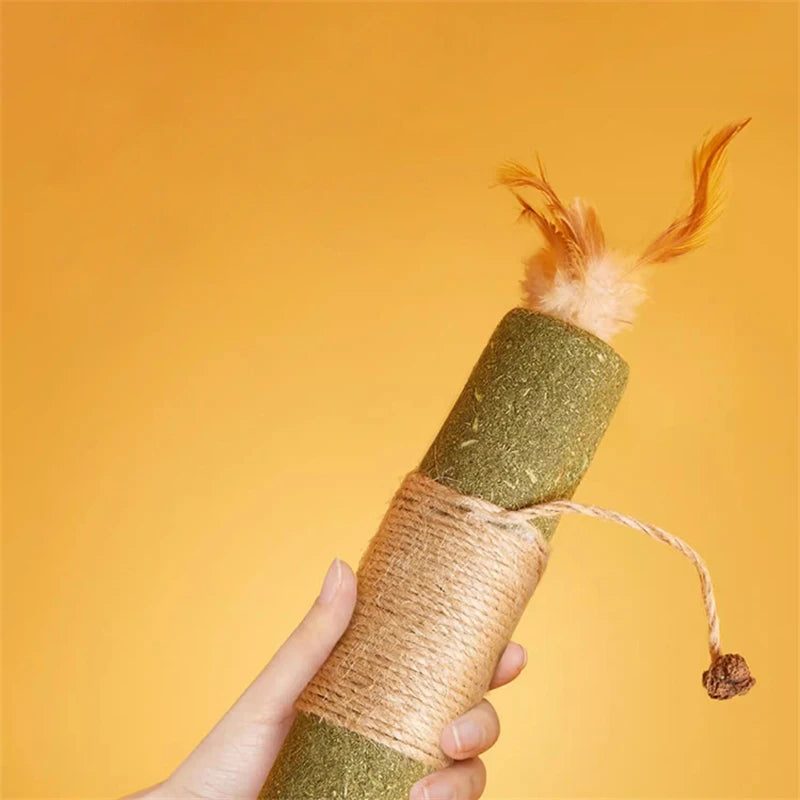 智能毛絨貓玩具 - 觸摸發聲幼貓訓練球