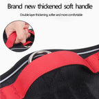 反光中大型犬戰術背心配帶 - 1680D防水牛津布