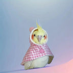 可愛鸚鵡斗篷 - 保暖時尚鳥類服裝