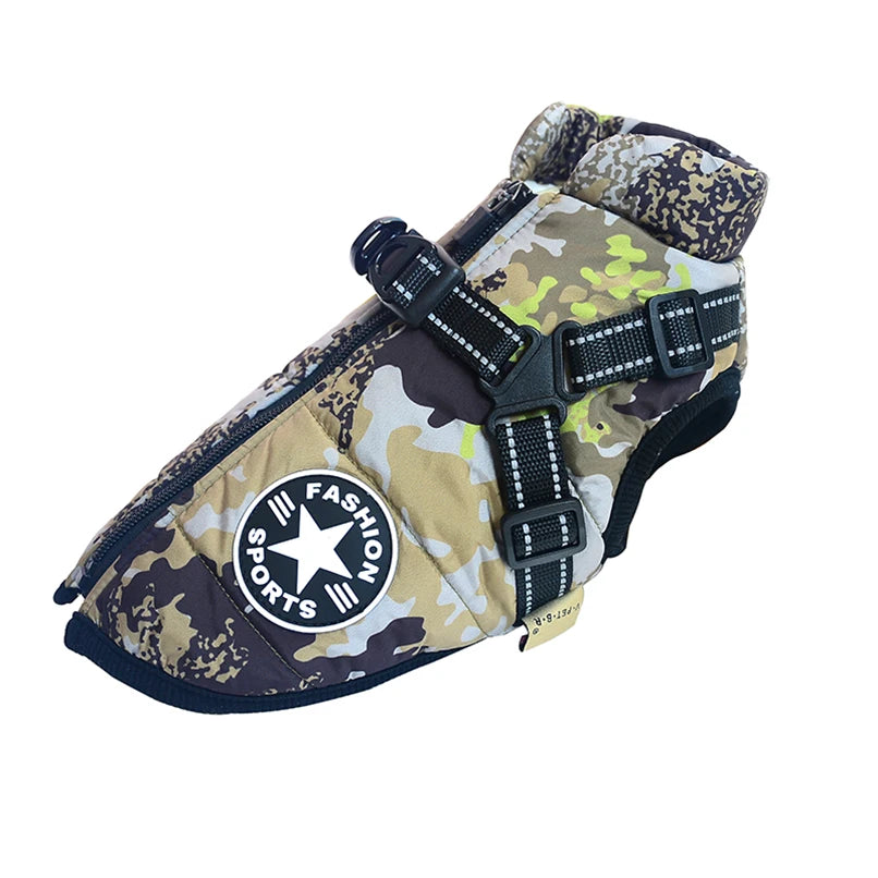 冬季防水狗狗外套 - 耐用防風寵物保暖服