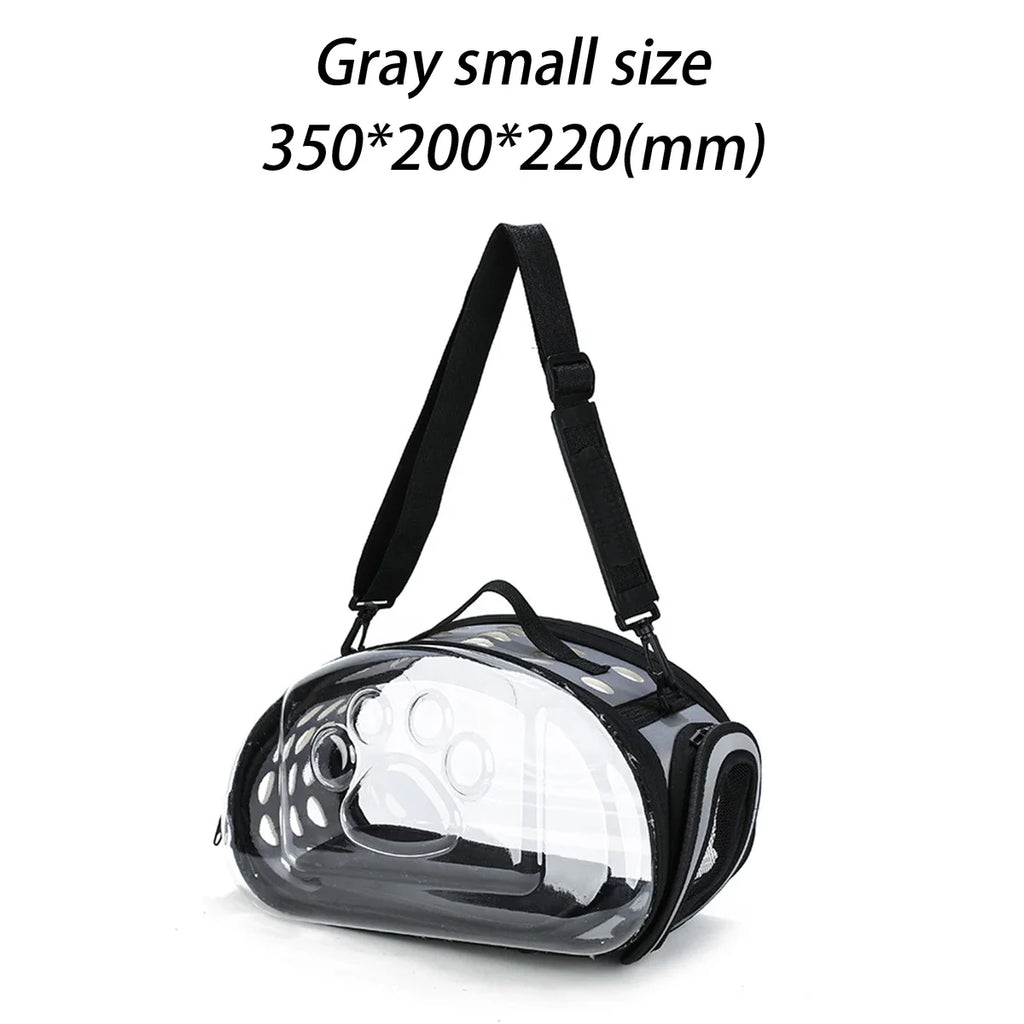 寵物肩背旅行包 - 透氣貓狗外出隨身包