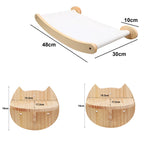 多功能壁掛貓樹 - 攀爬抓板跳台全能組合