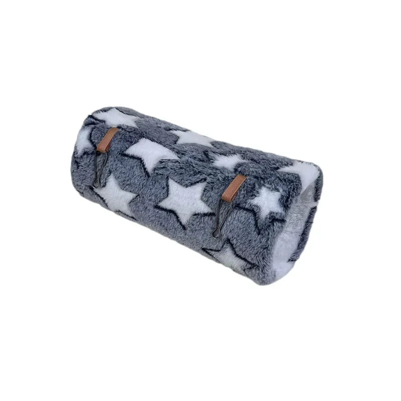 倉鼠籠吊床隧道 - 暖和舒適小寵物巢穴玩具