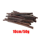 天然木製小動物啃咬玩具 - 兔兔倉鼠玩樂啞鈴