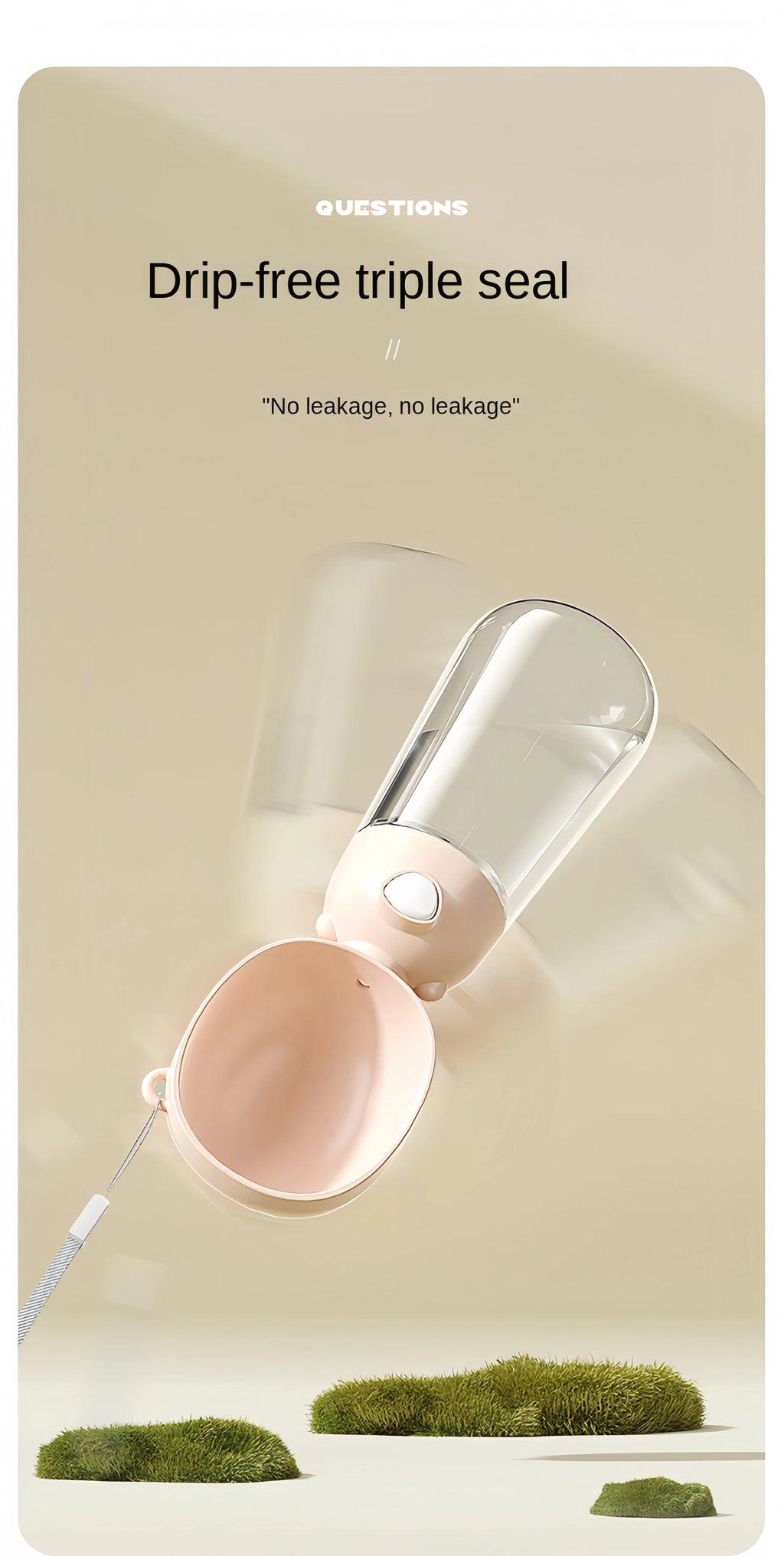 便攜式寵物水碗 - 外出飼養必備神器