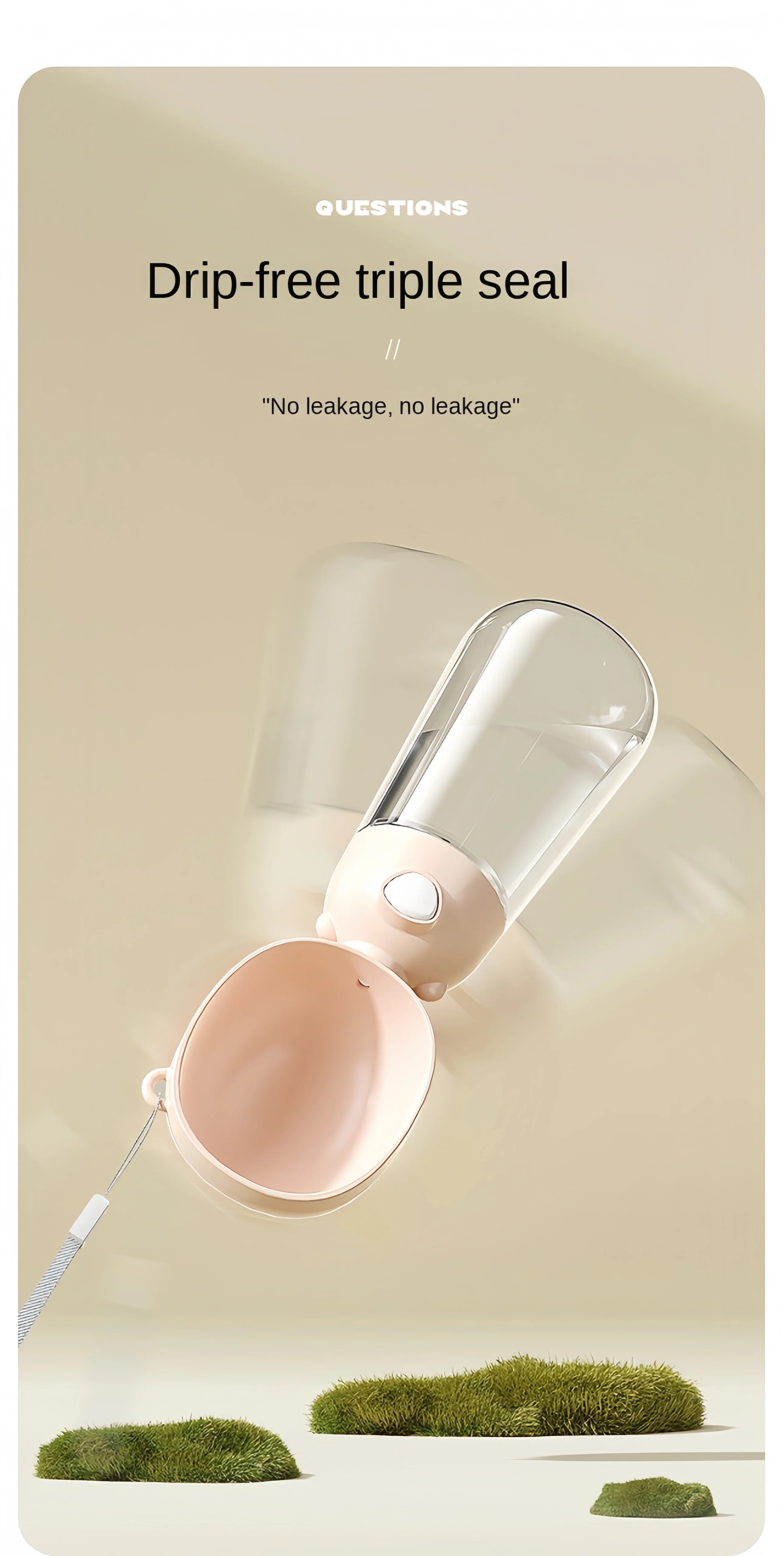 便攜式寵物水碗 - 外出飼養必備神器