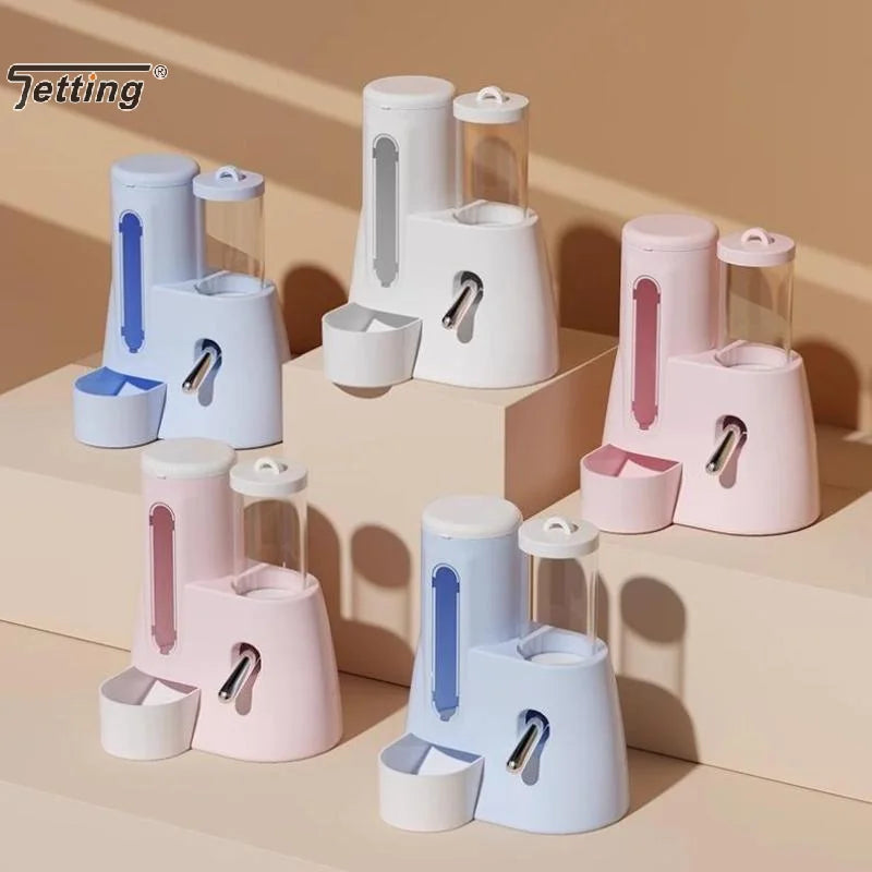 2合1倉鼠自動進食飲水器 - 大容量防漏設計