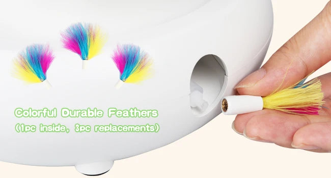 4合1智能貓互動玩具 - 自動6孔打地鼠遊戲