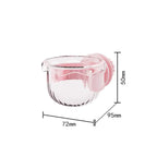 防溢透明鸚鵡餵食碗 - 籠掛式鳥食器