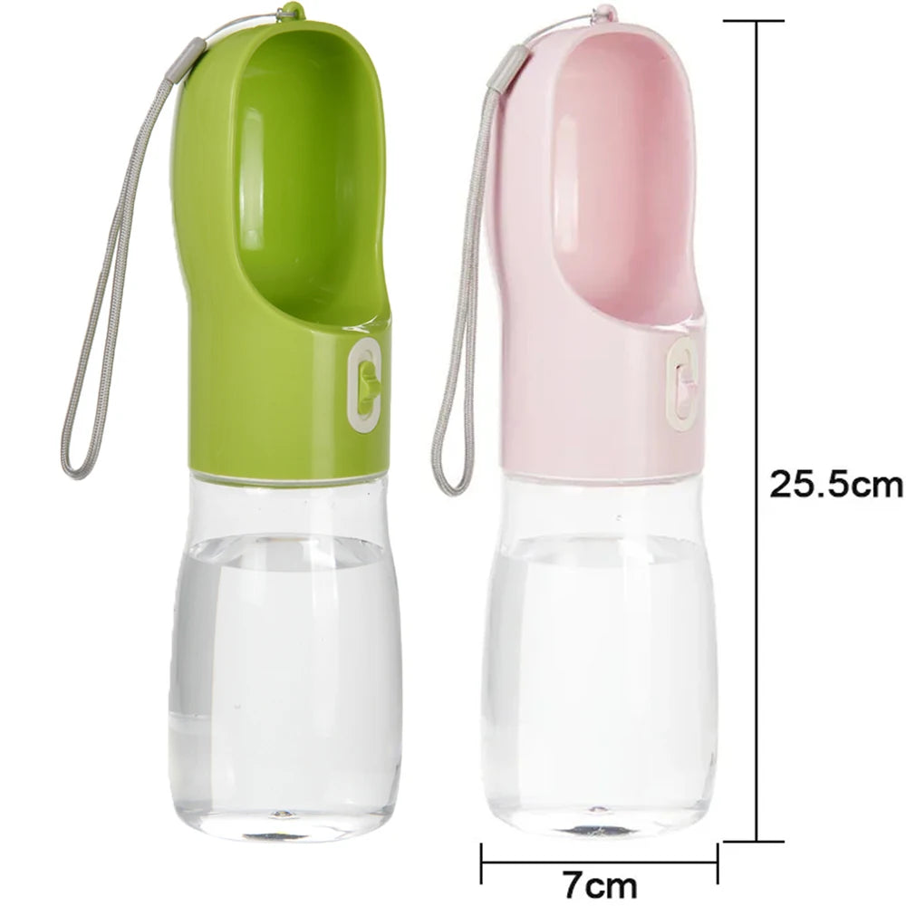 便攜式2合1寵物水壺 - 貓狗外出飲水進食神器