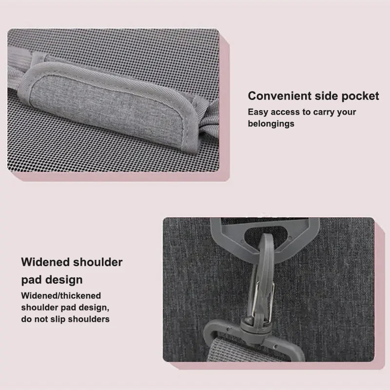 透氣側開背包式寵物旅行袋 - 航空認證狗狗載具