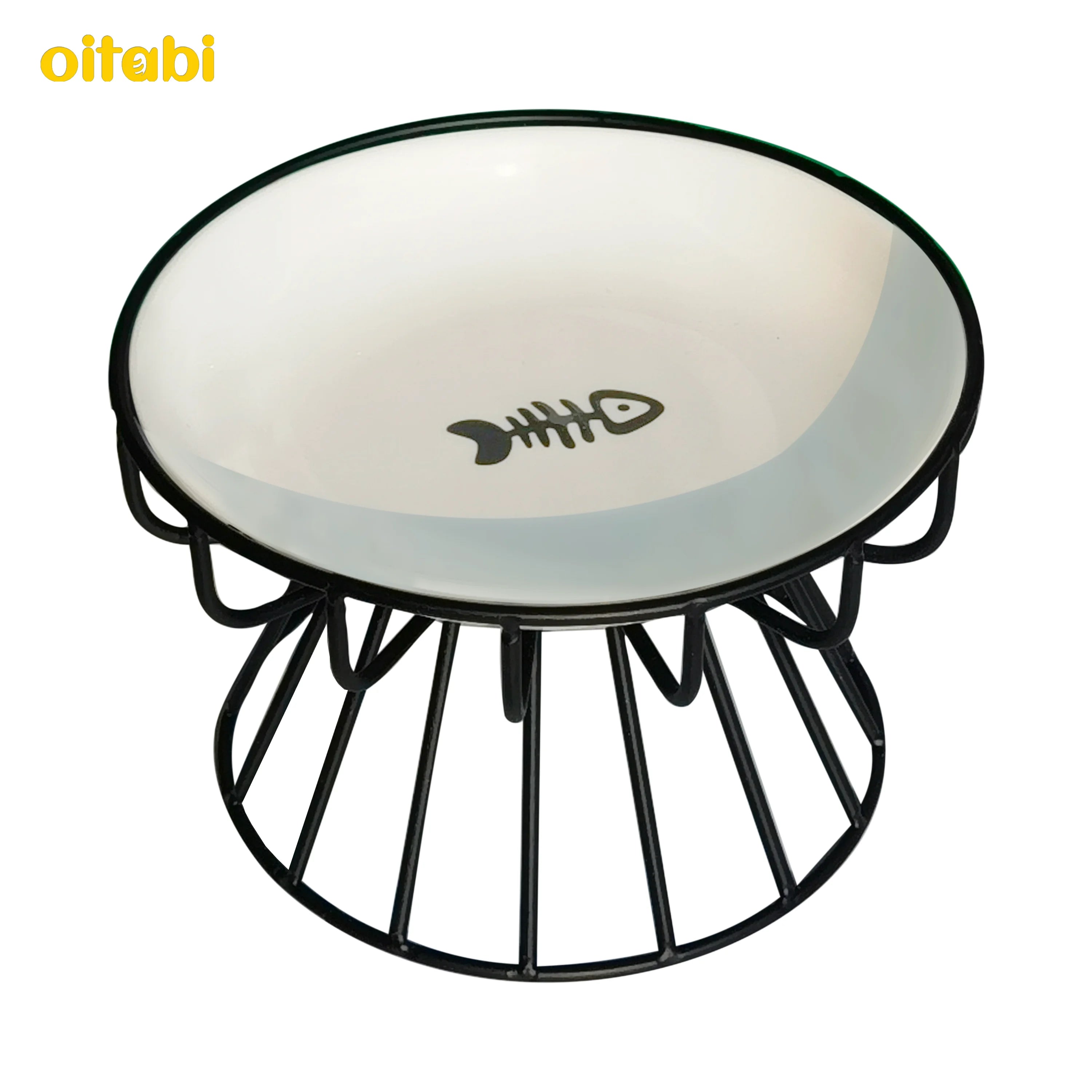 陶瓷高腳貓食餵食&水碗 - 健康防噎飼養選擇