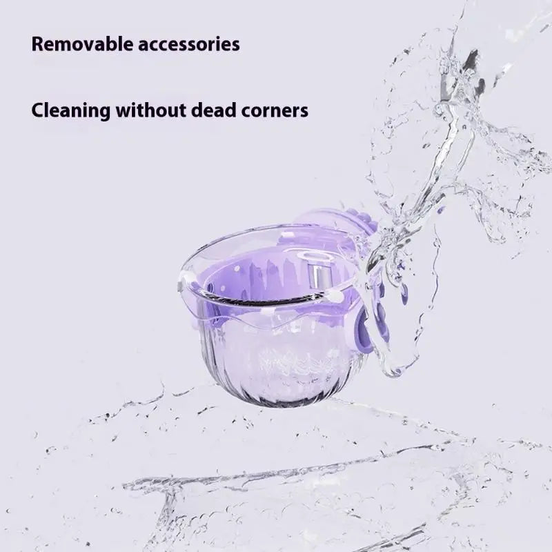 防溢透明鸚鵡餵食碗 - 籠掛式鳥食器