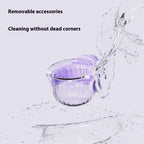 防溢透明鸚鵡餵食碗 - 籠掛式鳥食器