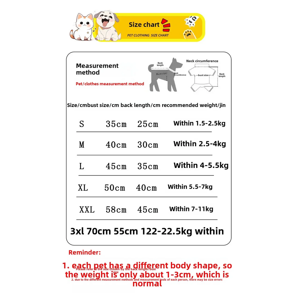 春季公主風貓狗連身裙 - 蕾絲條紋王妃服飾