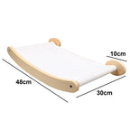 壁掛式50cm貓爬架梯 - 舒適吊床與西扎麻抓抓樂