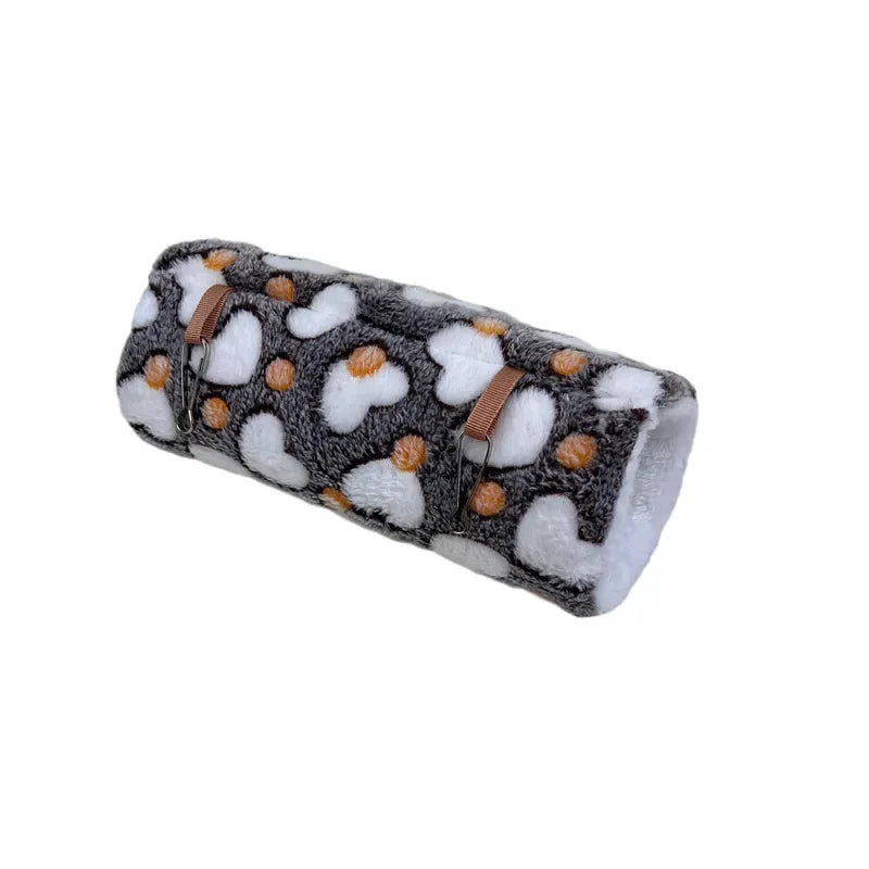 倉鼠籠吊床隧道 - 暖和舒適小寵物巢穴玩具