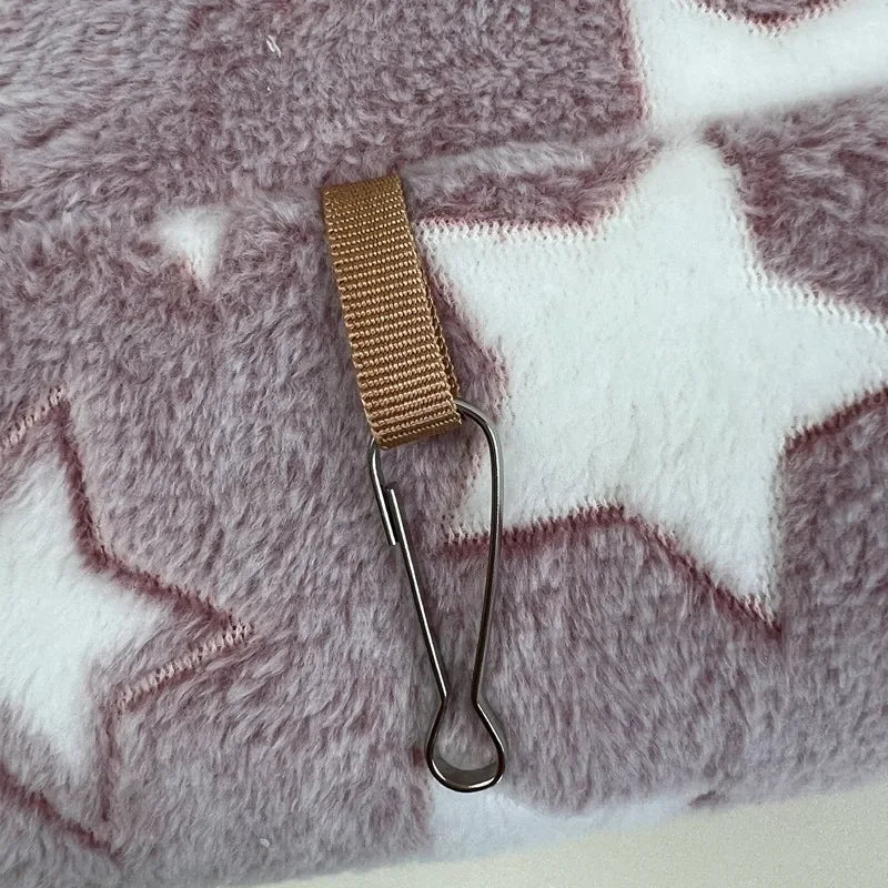 倉鼠籠吊床隧道 - 暖和舒適小寵物巢穴玩具