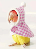 可愛鸚鵡斗篷 - 保暖時尚鳥類服裝