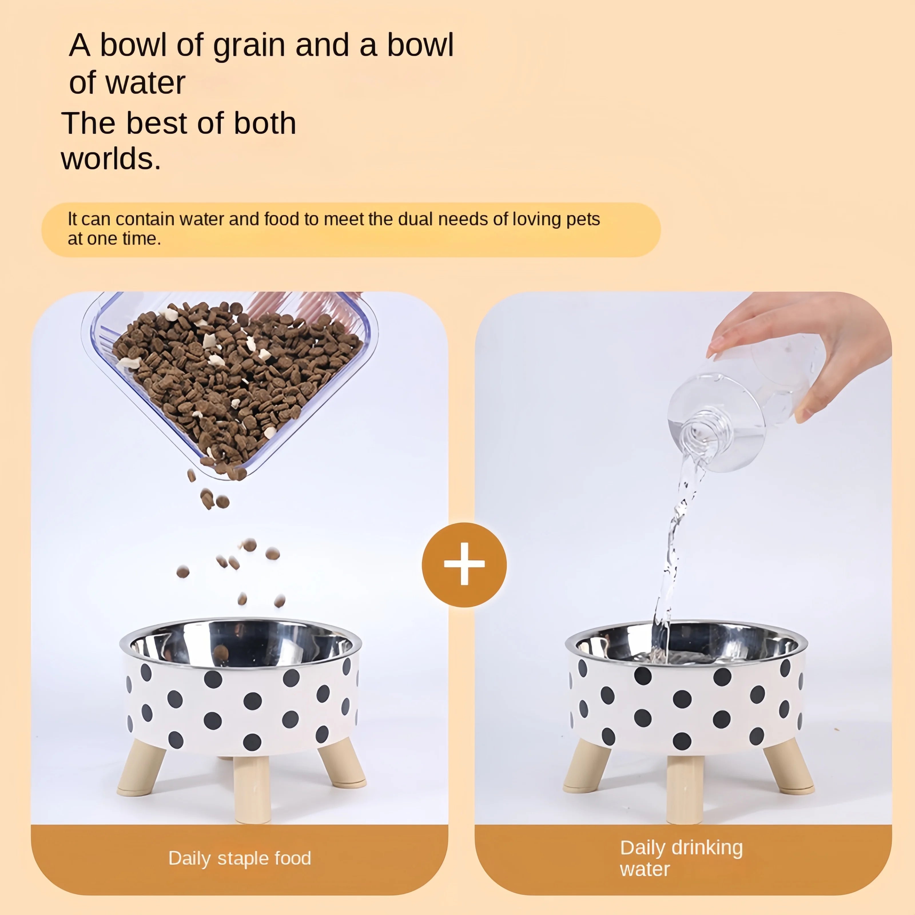 防噎高腳貓狗餵食&水碗 - 健康進食新選擇