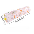 可愛胡蘿蔔造型寵物藏身隧道 - 摺疊多功能小寵物玩具